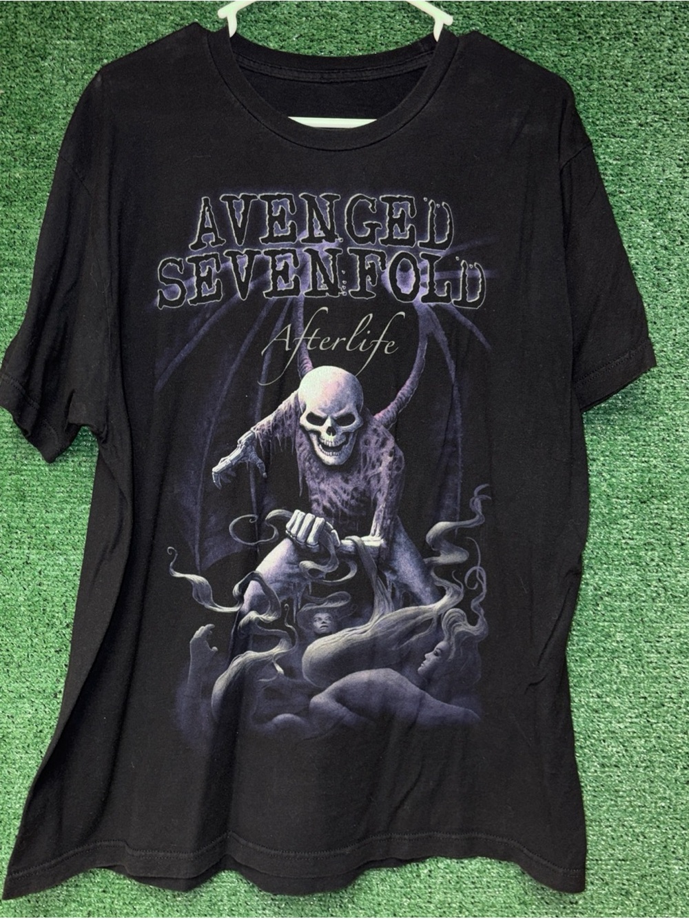 Avenged Sevenfold Band Shirt Mens Sz XL Heavy Metal Music Art Tee